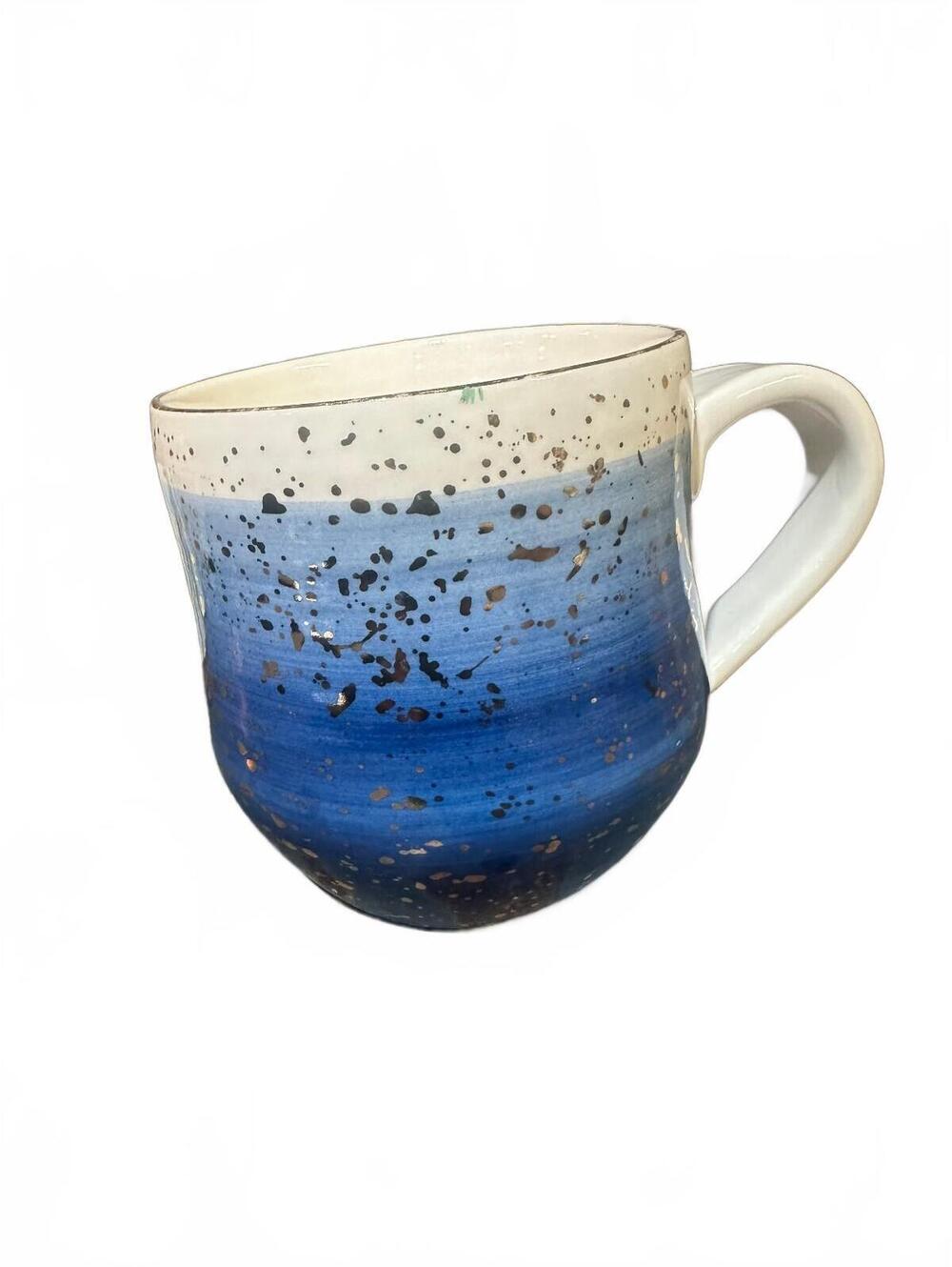 Suite One Studio Lindsay Emery Blue Splatter Mug